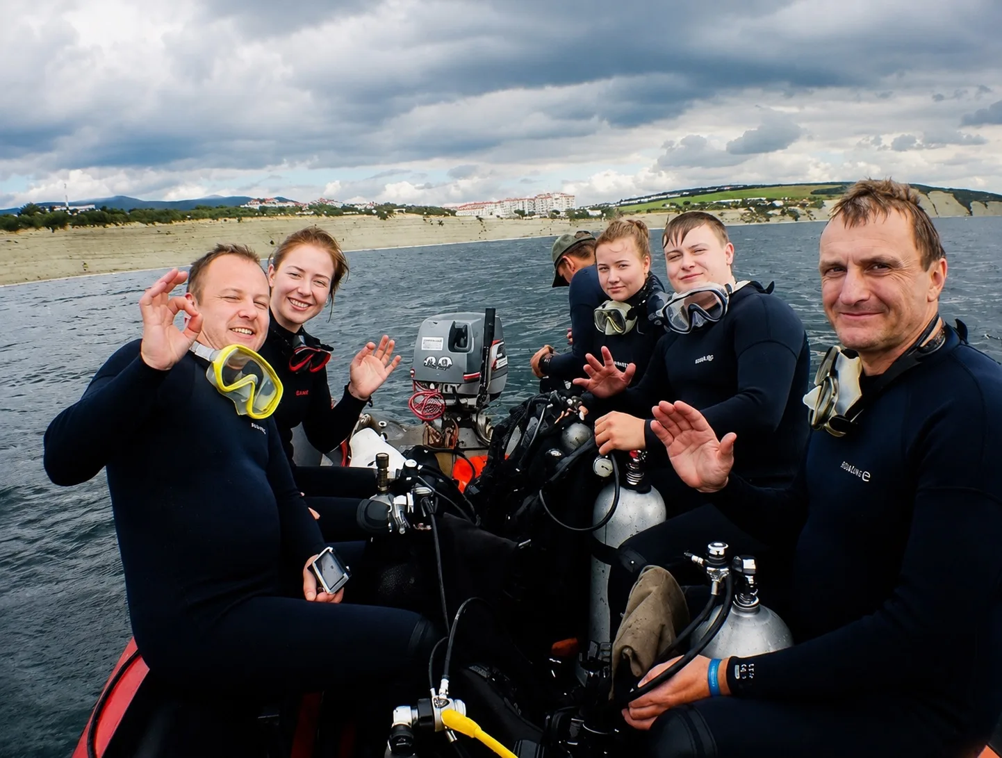 Дайвинг в бухте Геленджика